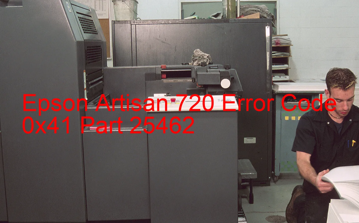 Epson Artisan 720 Code d'erreur 0x41