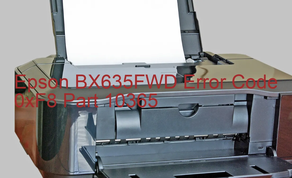 Epson BX635FWD Code d'erreur 0xF8