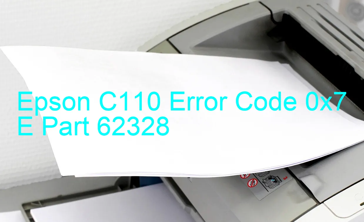 Epson C110 Code d'erreur 0x7 E