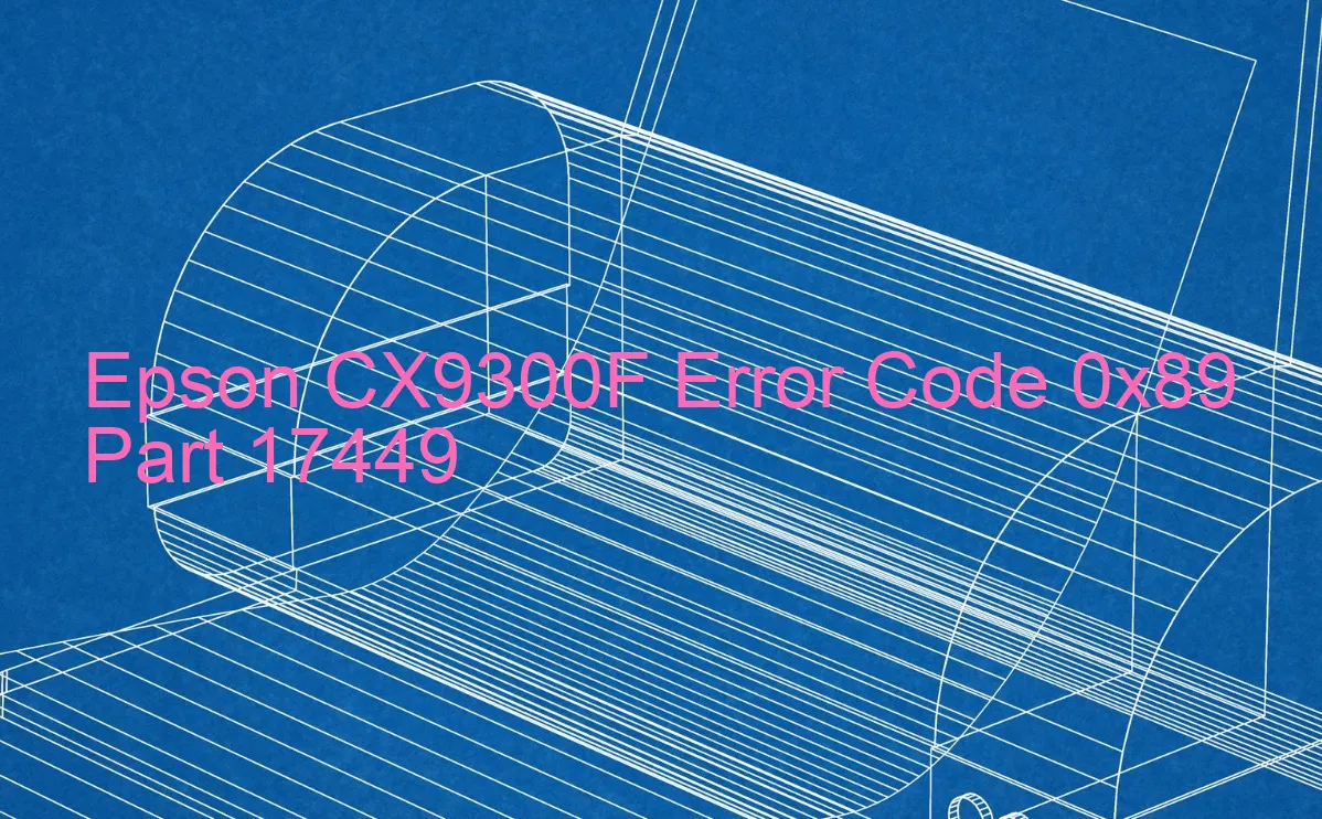 Epson CX9300F Code d'erreur 0x89