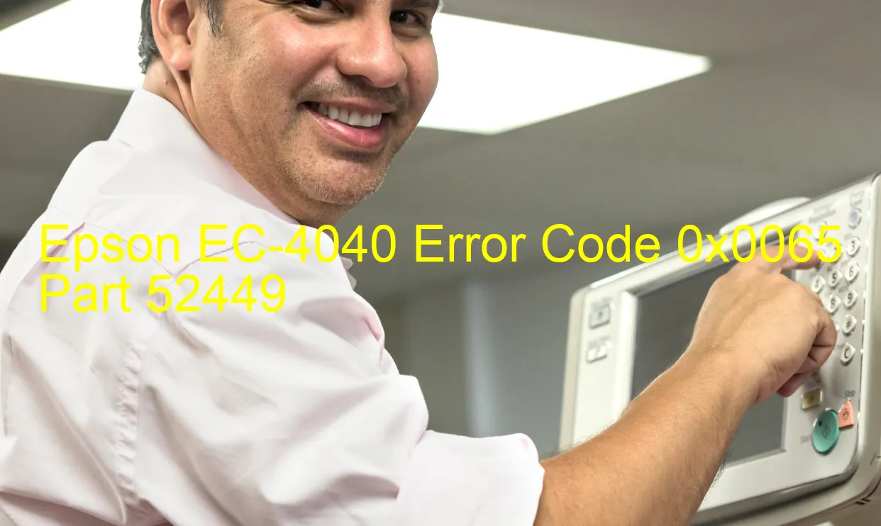 Epson EC-4040 Code d'erreur 0x0065