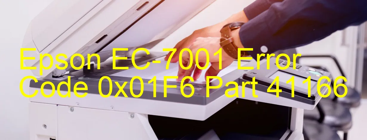 Epson EC-7001 Code d'erreur 0x01F6