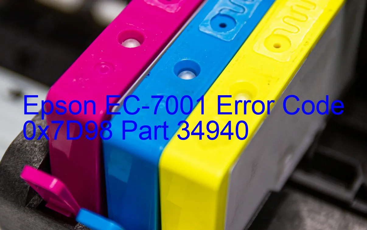 Epson EC-7001 Code d'erreur 0x7D98