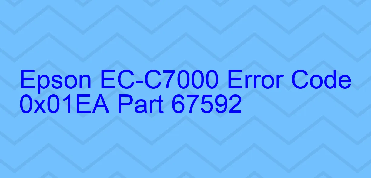 Epson EC-C7000 Code d'erreur 0x01EA