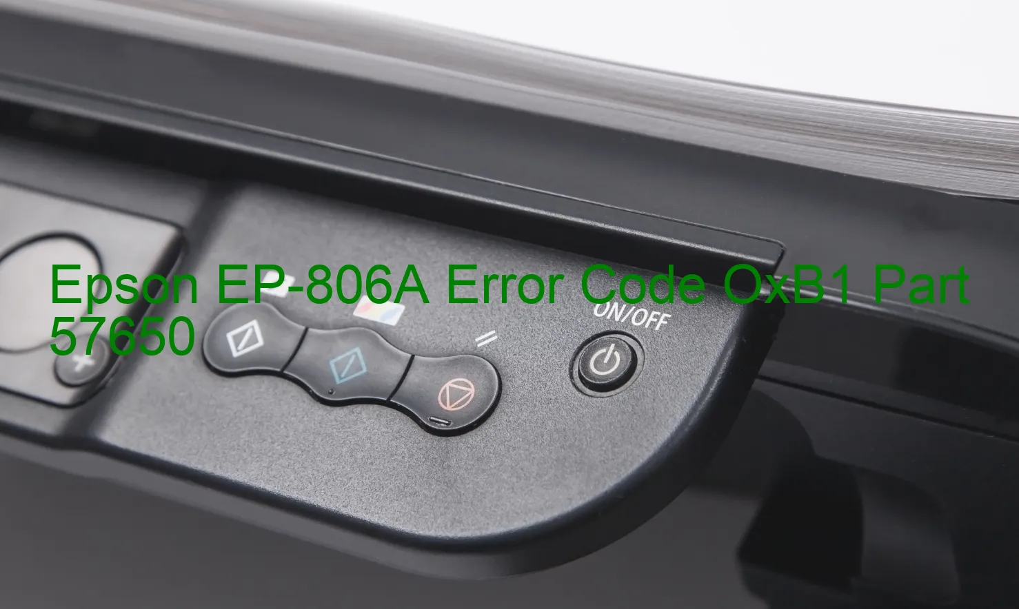 Epson EP-806A Code d'erreur OxB1