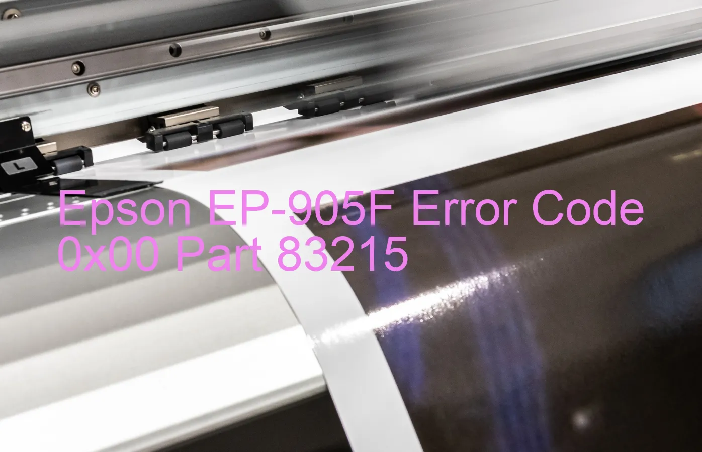 Epson EP-905F Code d'erreur 0x00