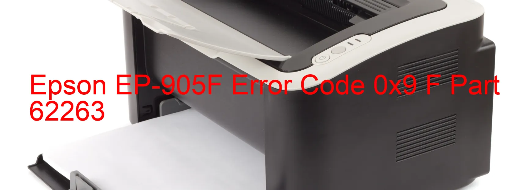 Epson EP-905F Code d'erreur 0x9 F