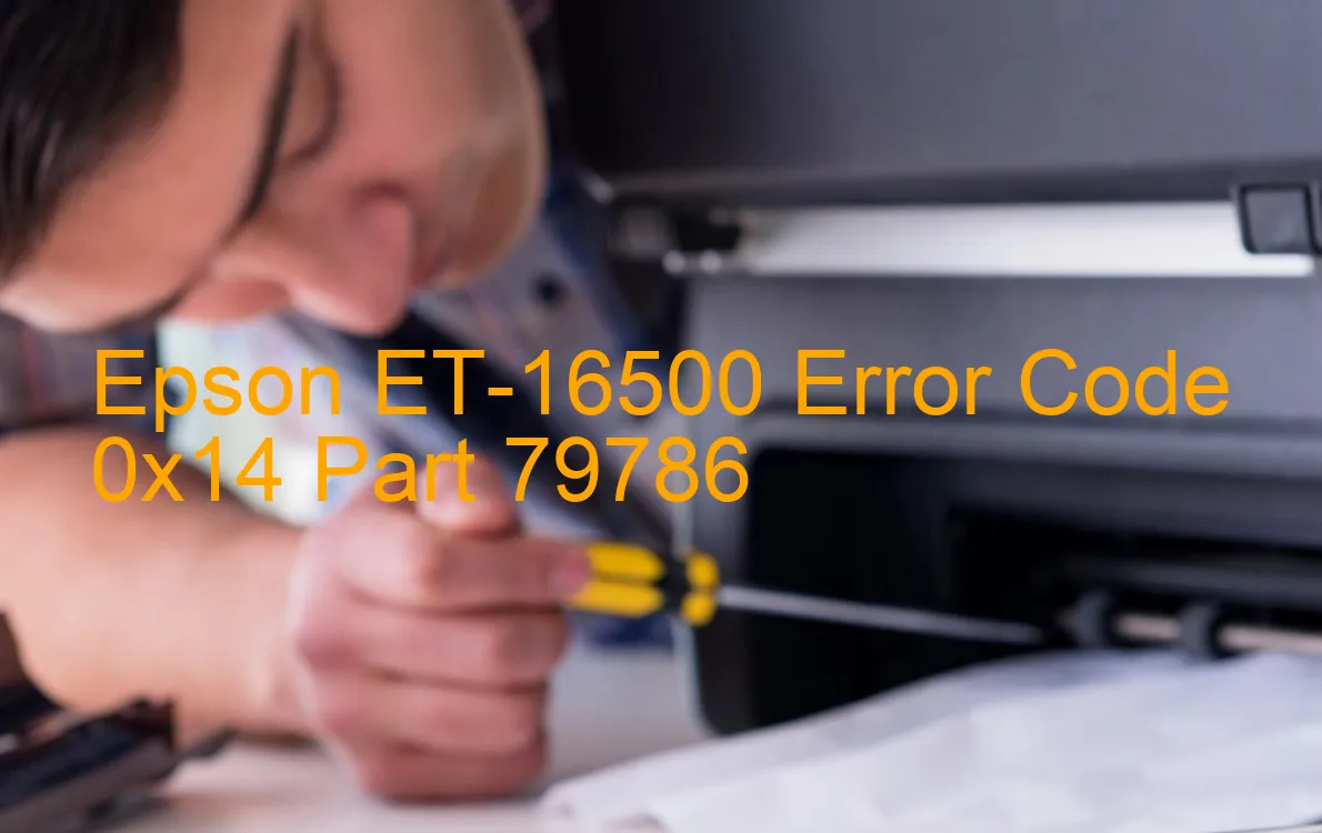 Epson ET-16500 Code d'erreur 0x14