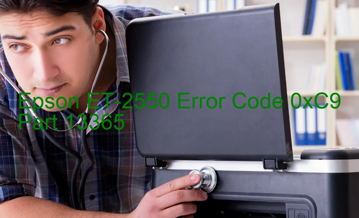 Epson ET-2550 Code d'erreur 0xC9