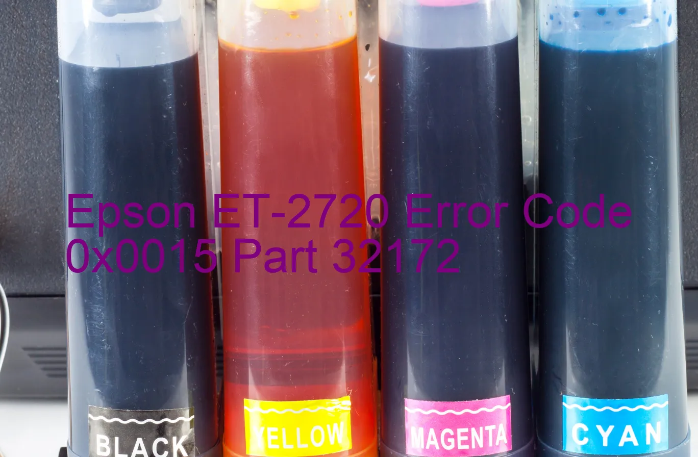 Epson ET-2720 Code d'erreur 0x0015