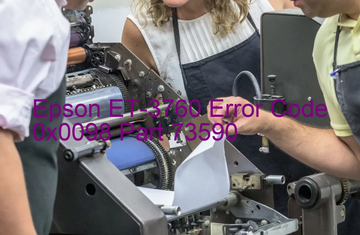 Epson ET-3760 Code d'erreur 0x0098