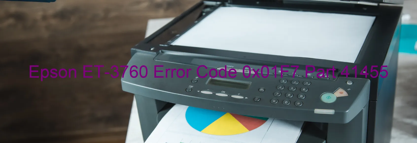 Epson ET-3760 Code d'erreur 0x01F7