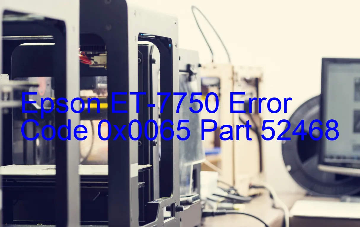 Epson ET-7750 Code d'erreur 0x0065