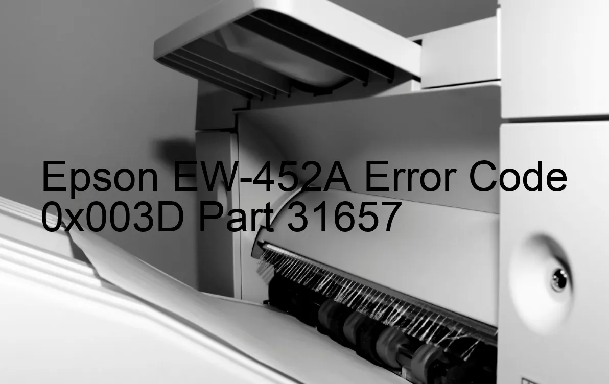 Epson EW-452A Code d'erreur 0x003D