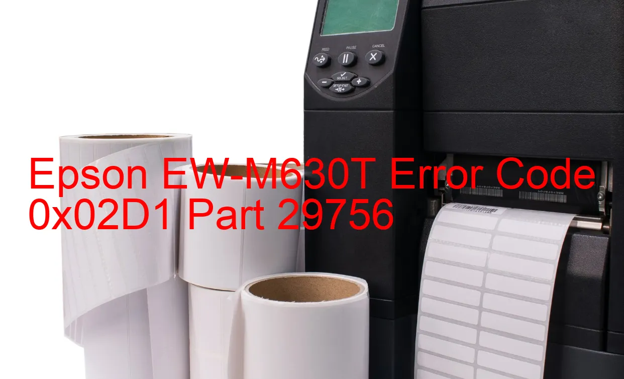 Epson EW-M630T Code d'erreur 0x02D1