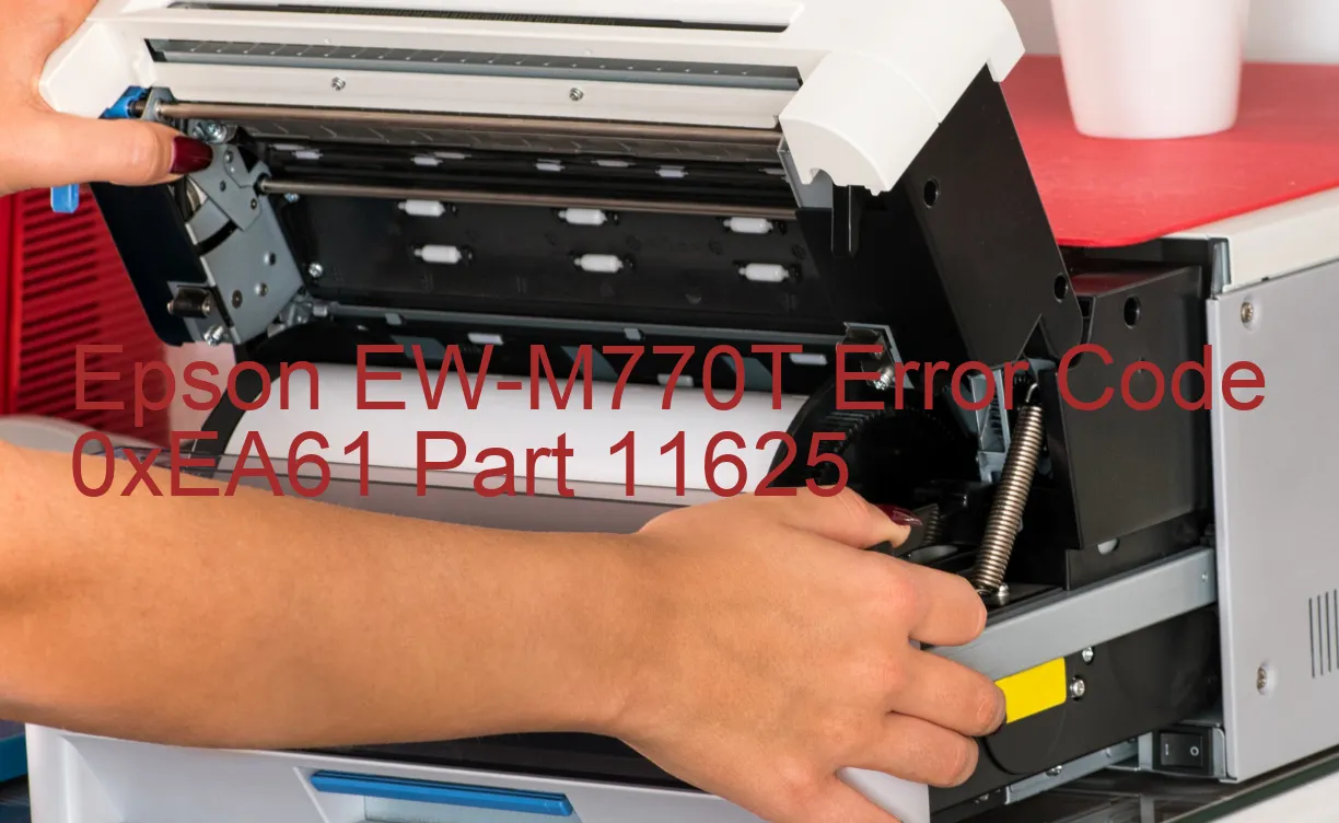 Epson EW-M770T Code d'erreur 0xEA61