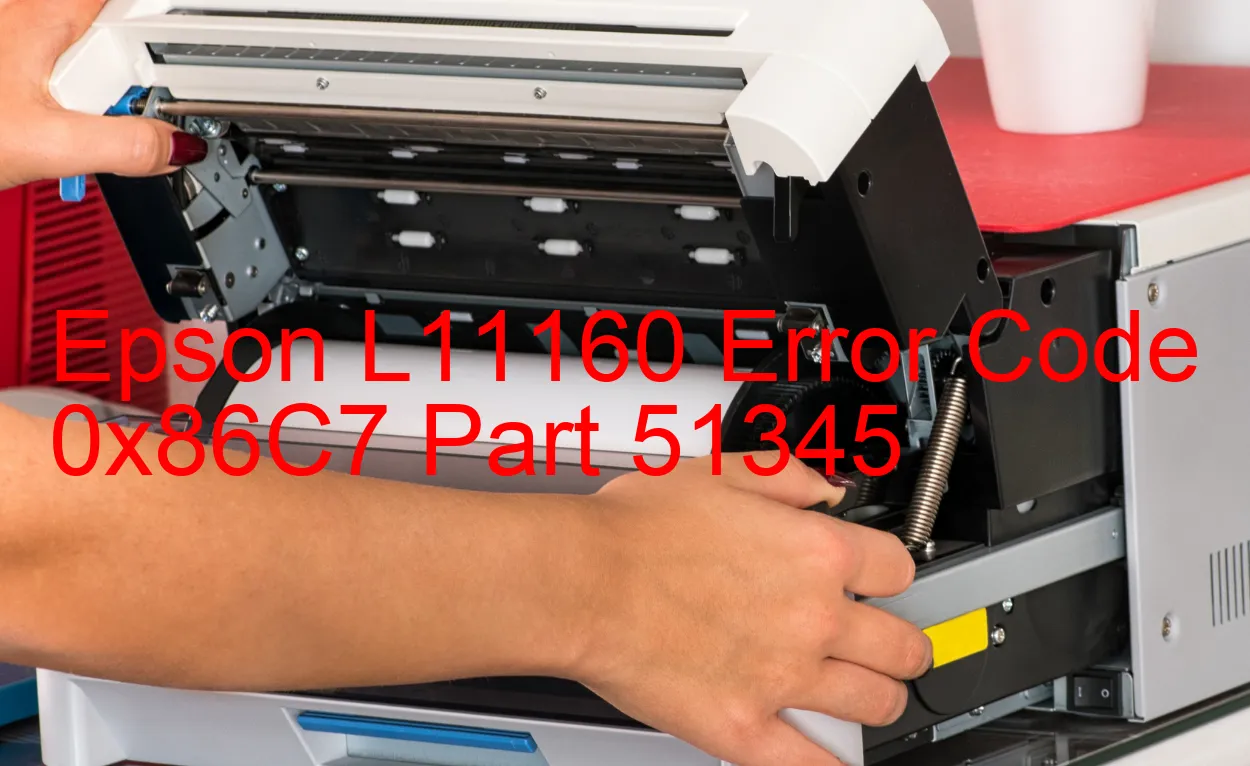 Epson L11160 Code d'erreur 0x86C7