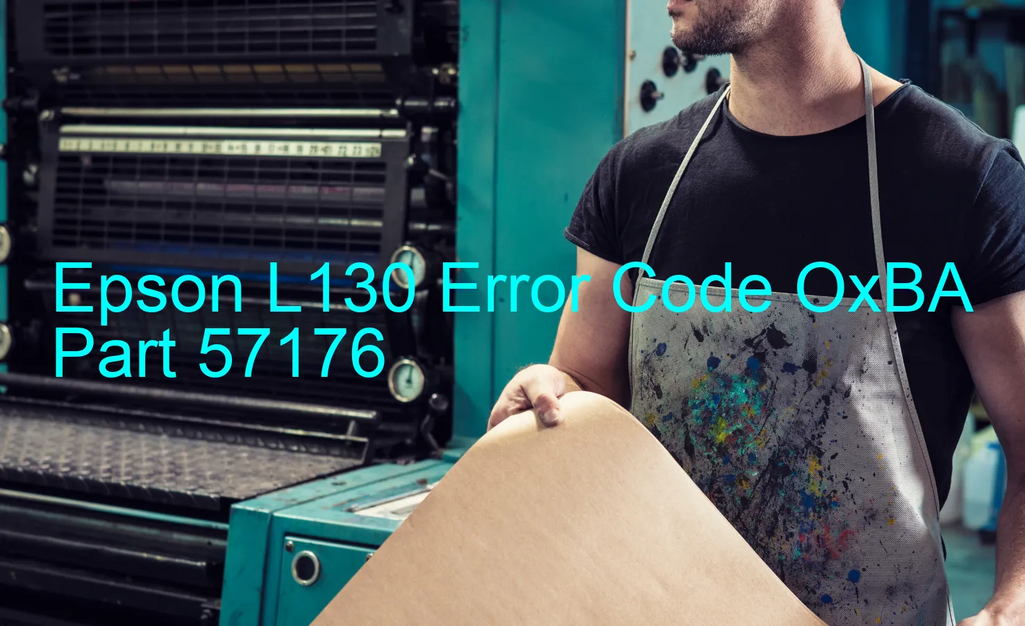 Epson L130 Code d'erreur OxBA