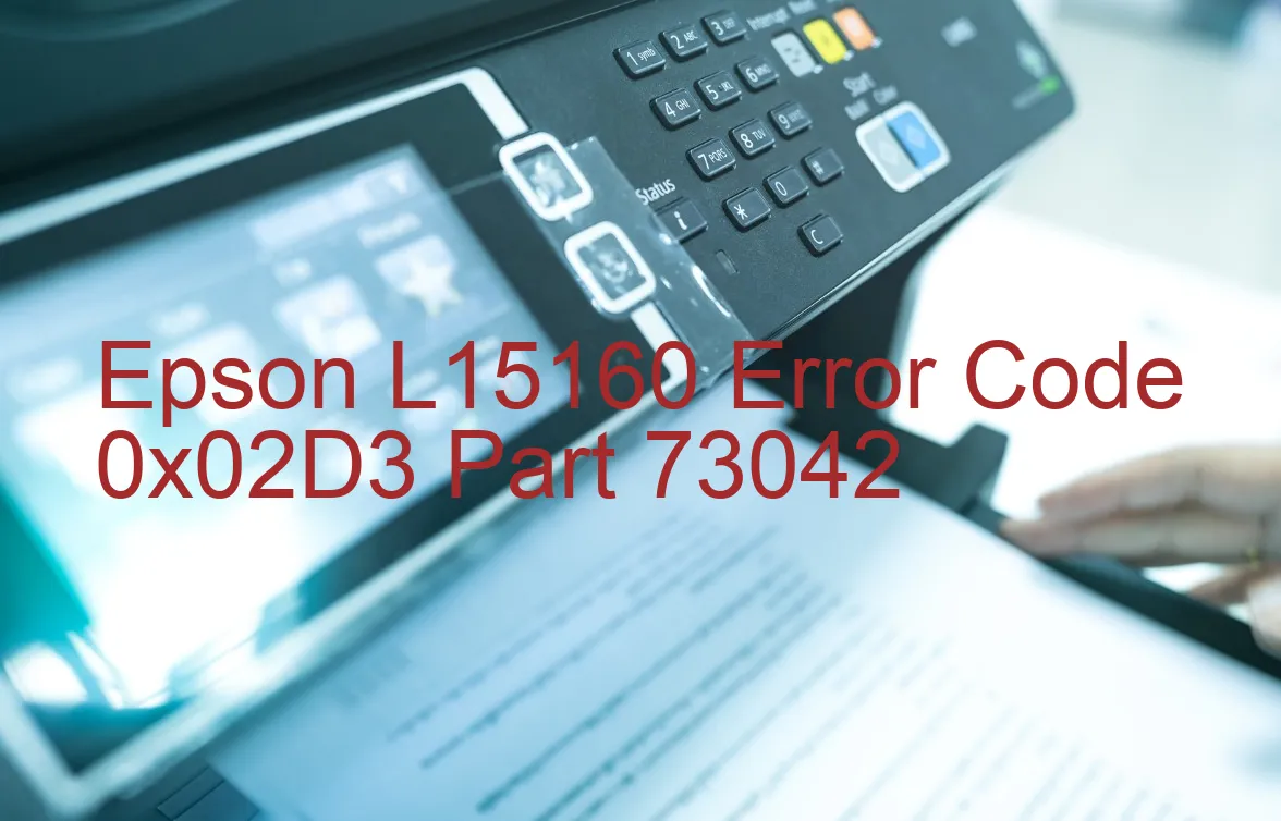 Epson L15160 Code d'erreur 0x02D3