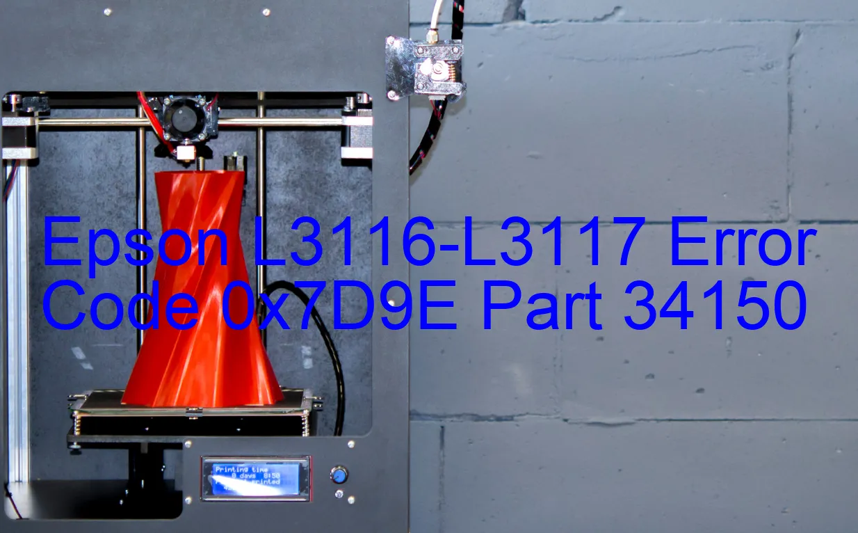 Epson L3116-L3117 Code d'erreur 0x7D9E