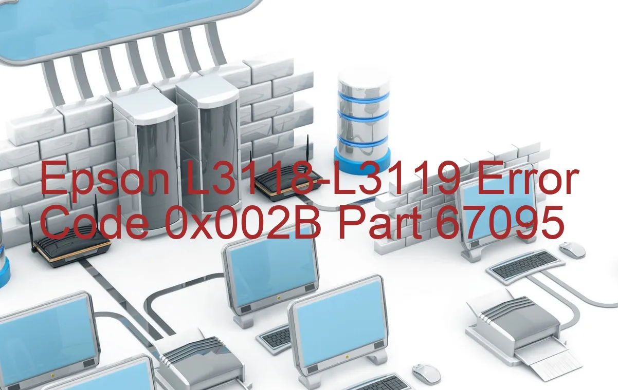 Epson L3118-L3119 Code d'erreur 0x002B