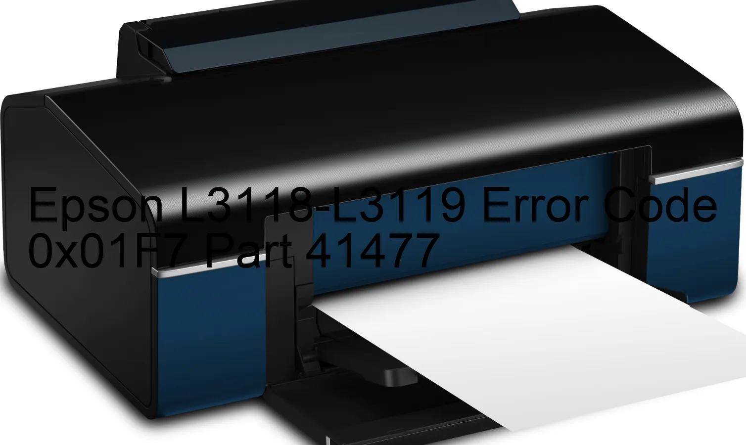 Epson L3118-L3119 Code d'erreur 0x01F7