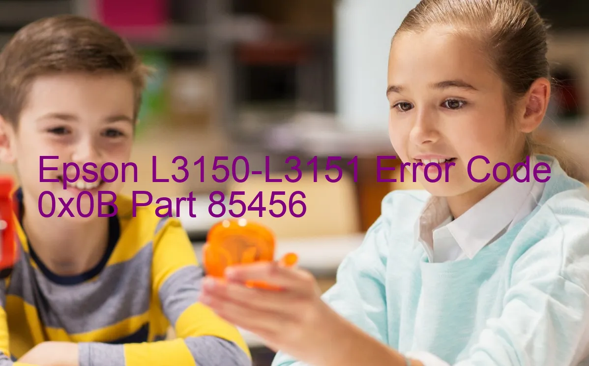 Epson L3150-L3151 Code d'erreur 0x0B