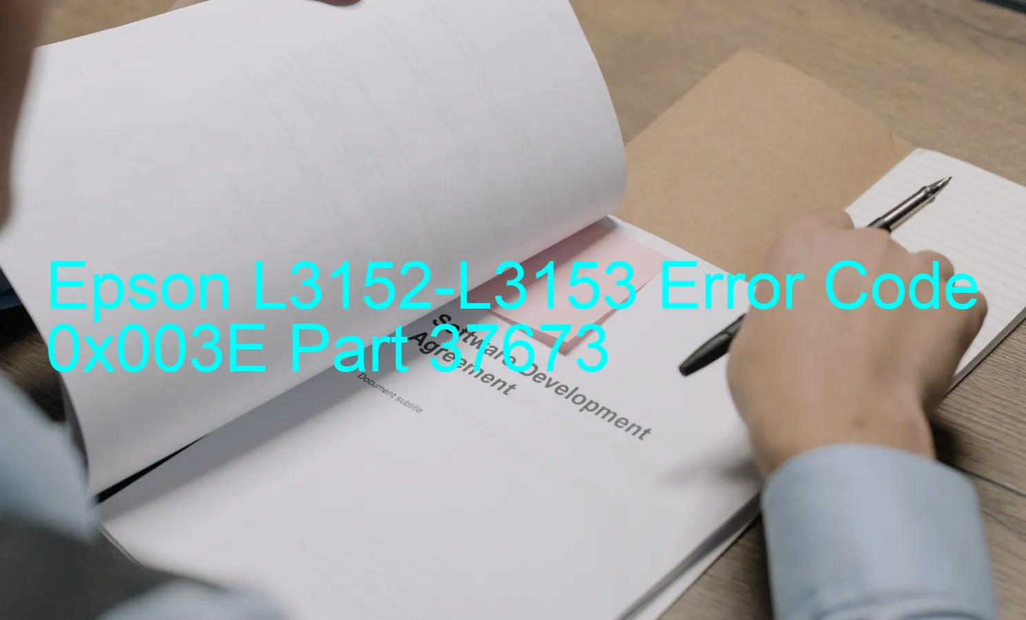 Epson L3152-L3153 Code d'erreur 0x003E