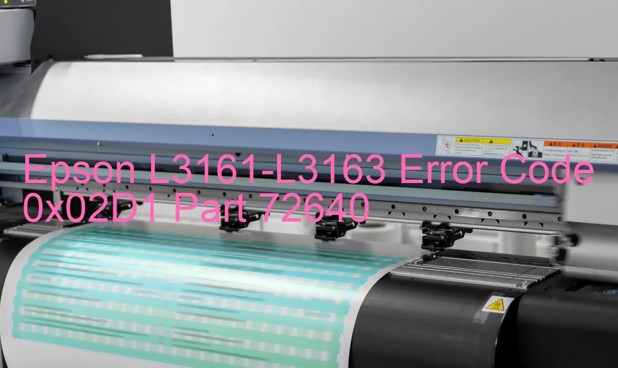 Epson L3161-L3163 Code d'erreur 0x02D1