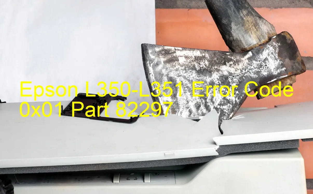 Epson L350-L351 Code d'erreur 0x01