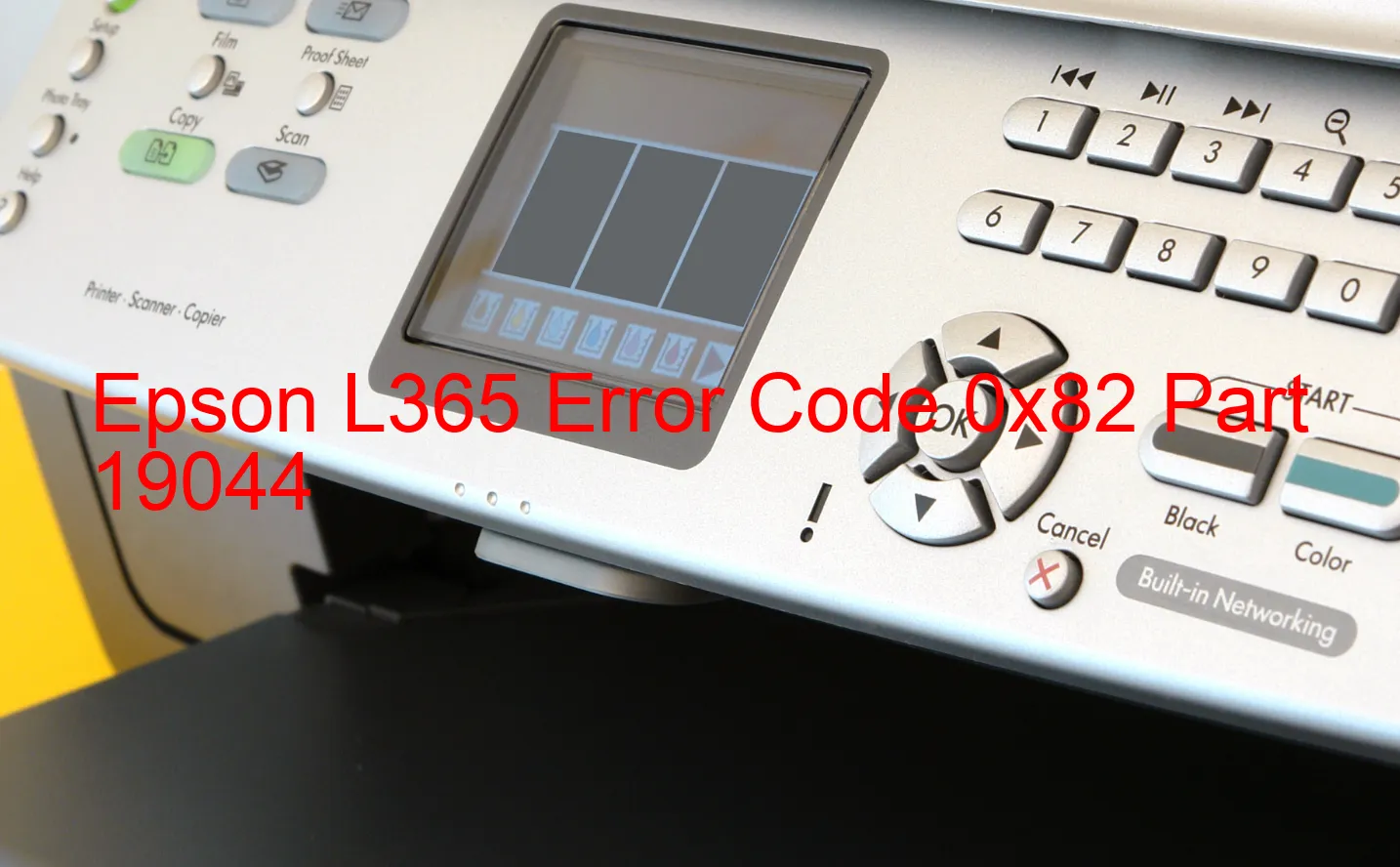 Epson L365 Code d'erreur 0x82