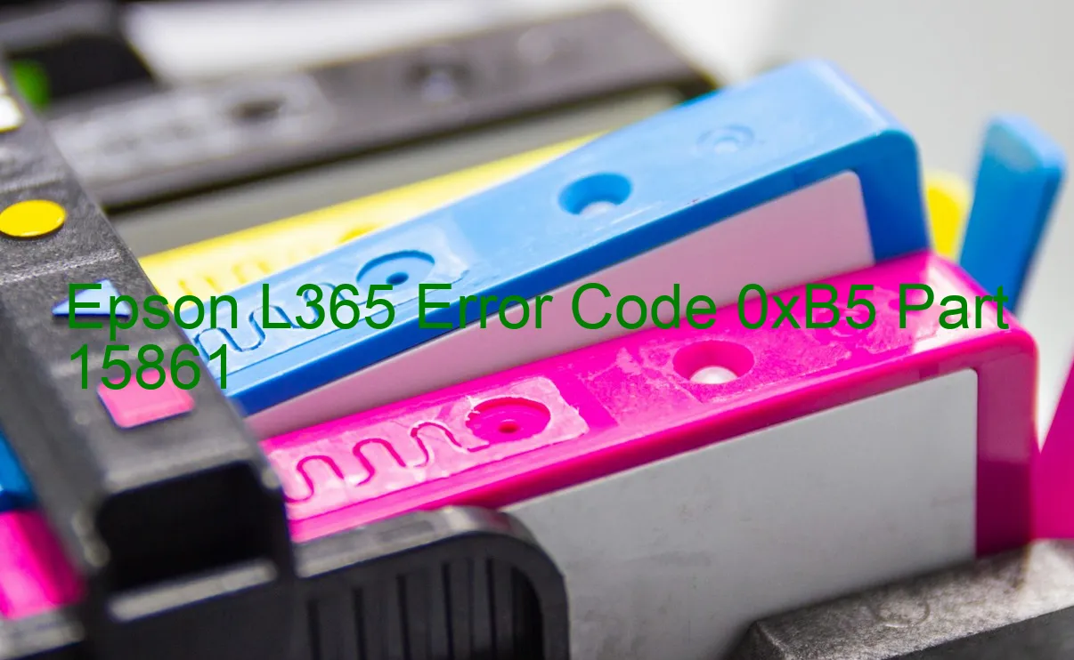 Epson L365 Code d'erreur 0xB5