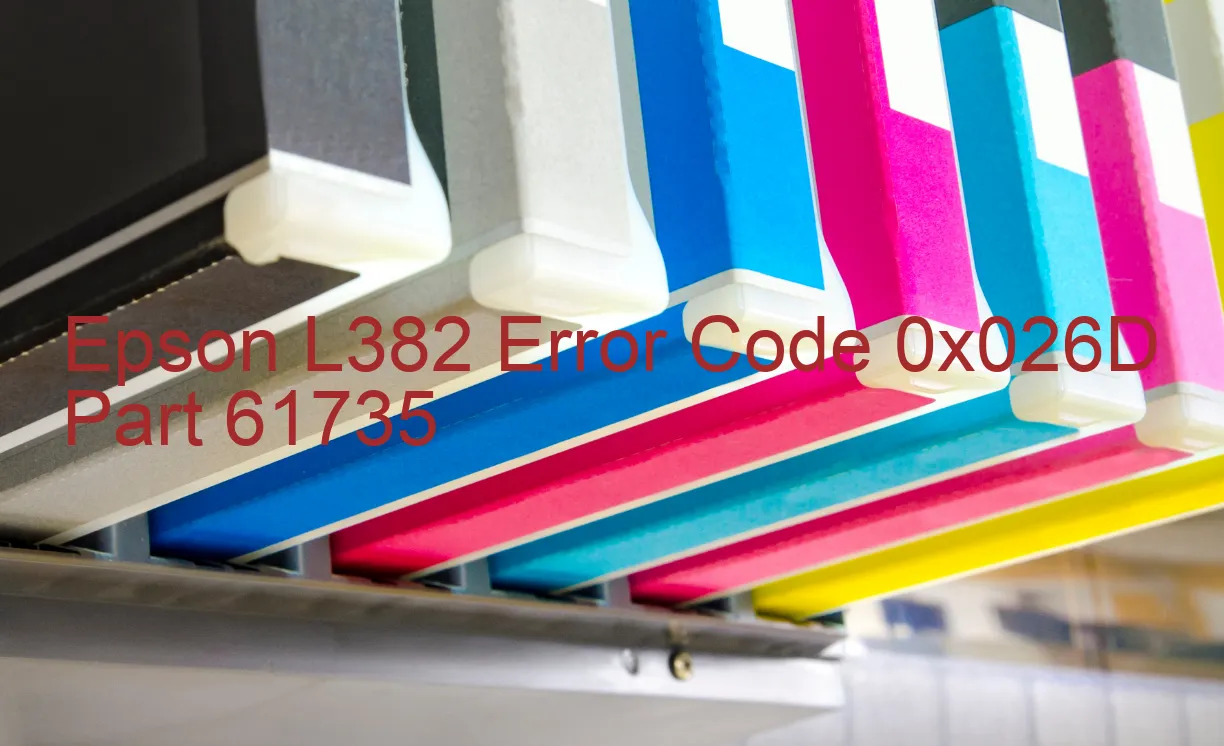 Epson L382 Code d'erreur 0x026D