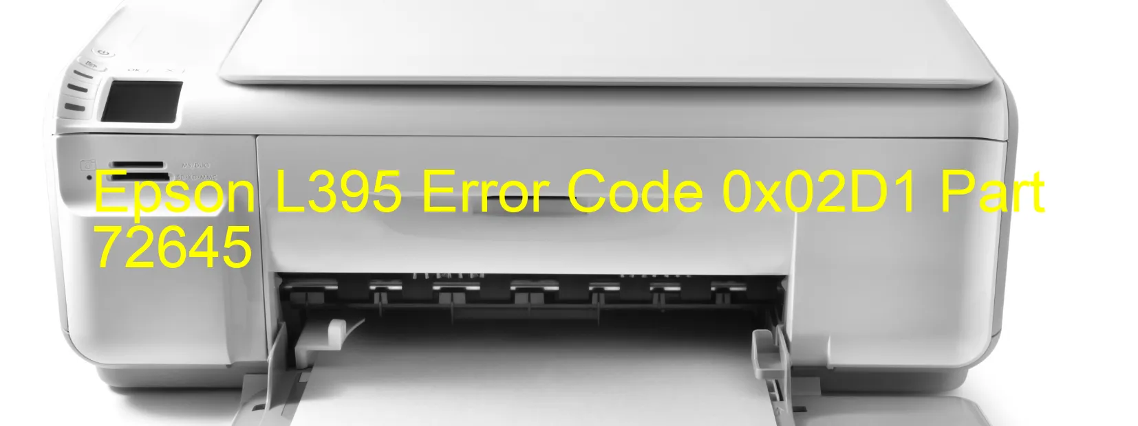 Epson L395 Code d'erreur 0x02D1