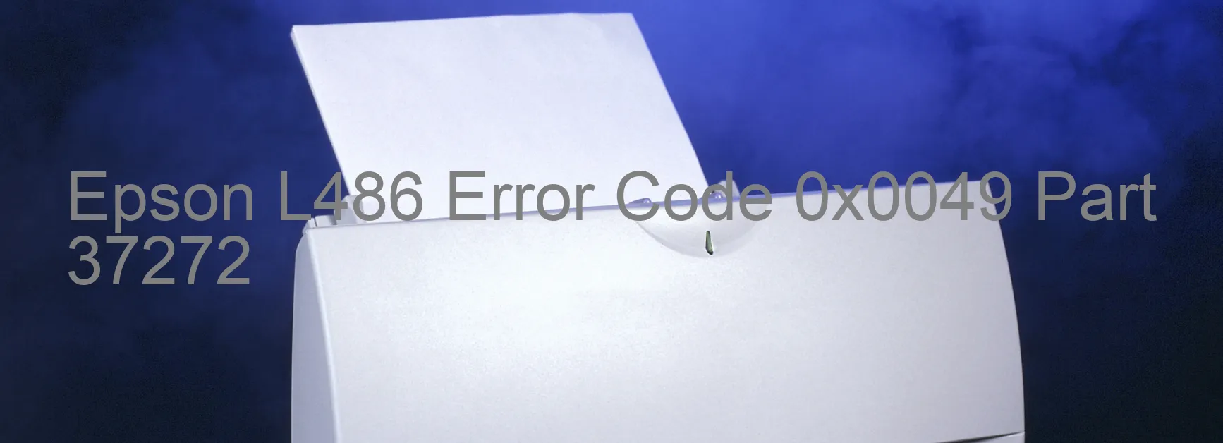 Epson L486 Code d'erreur 0x0049