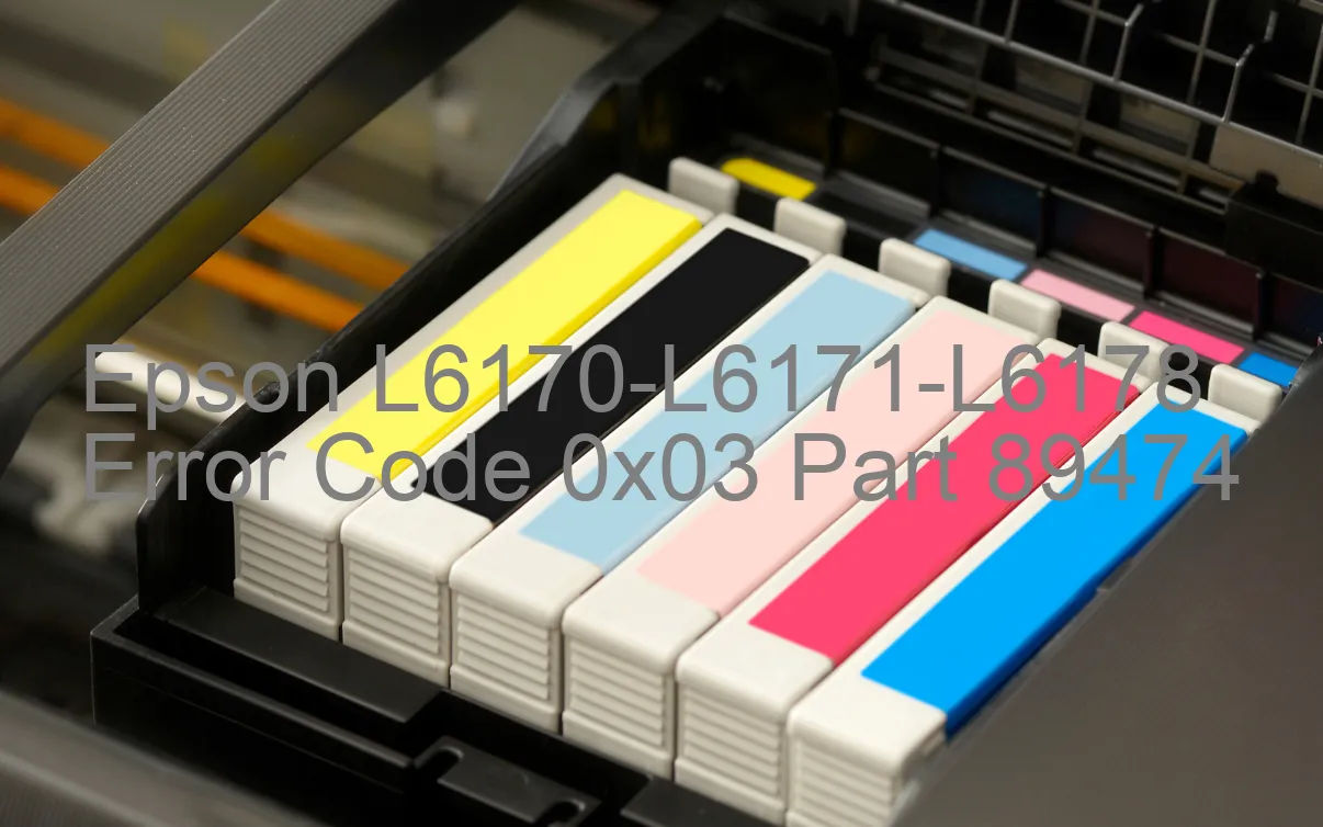 Epson L6170-L6171-L6178 Code d'erreur 0x03