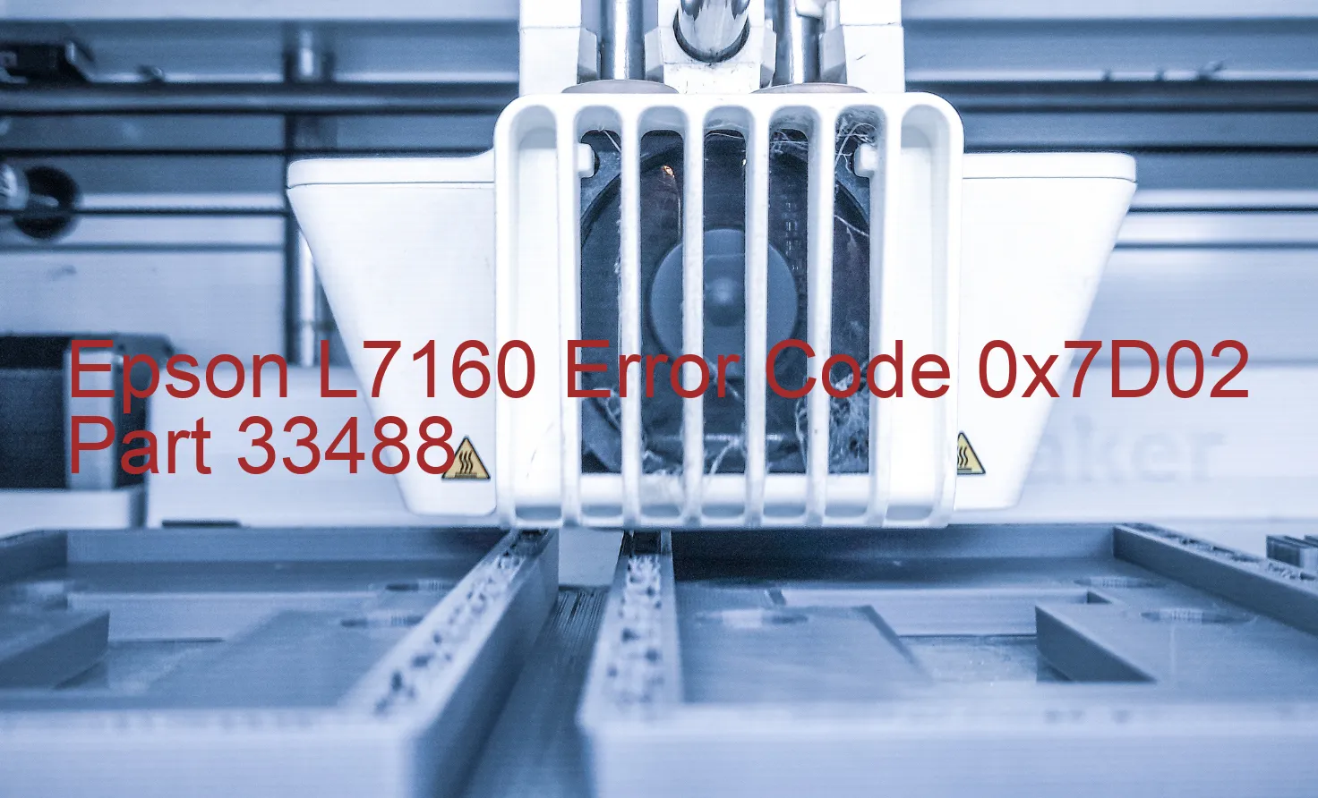 Epson L7160 Code d'erreur 0x7D02