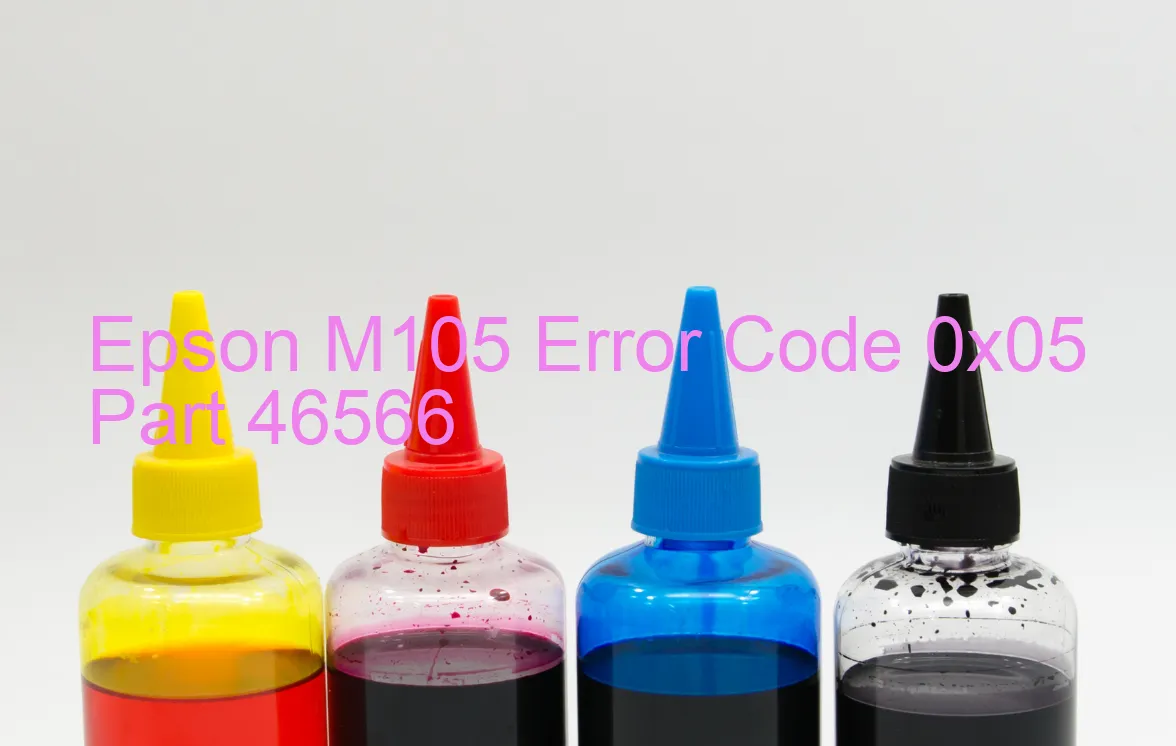 Epson M105 Code d'erreur 0x05