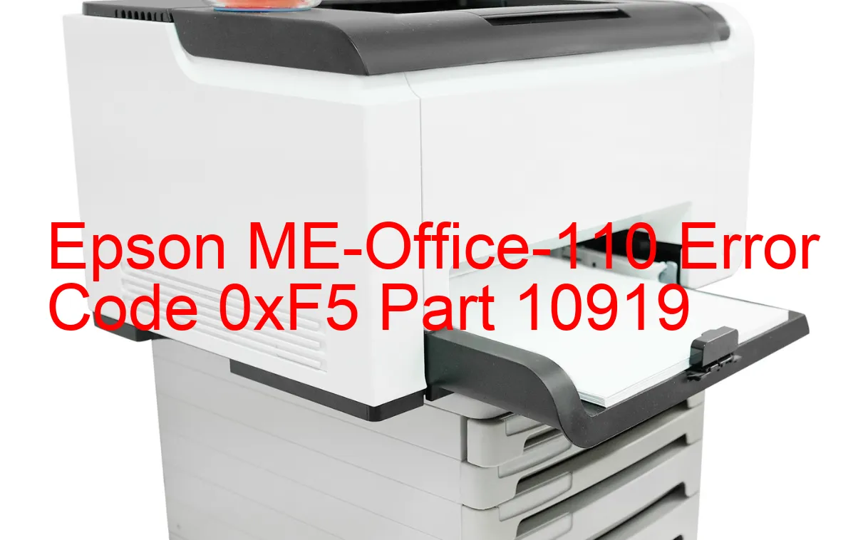 Epson ME-Office-110 Code d'erreur 0xF5