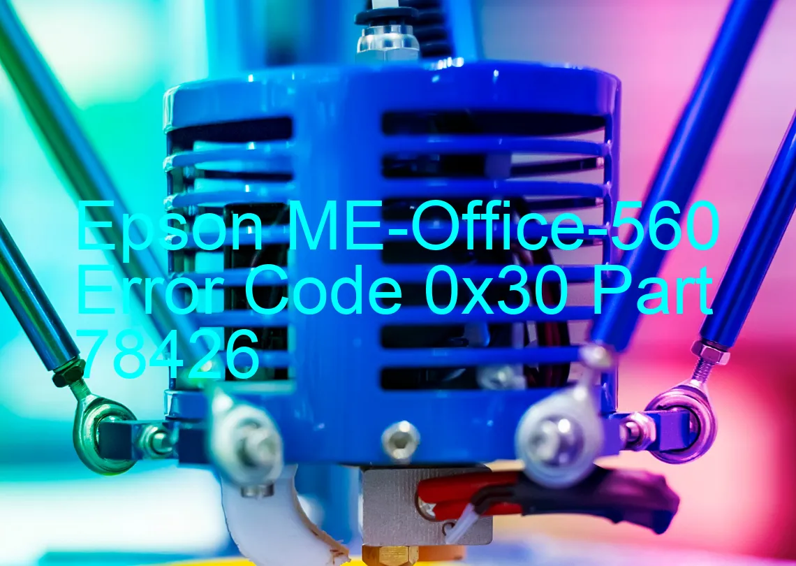 Epson ME-Office-560 Code d'erreur 0x30