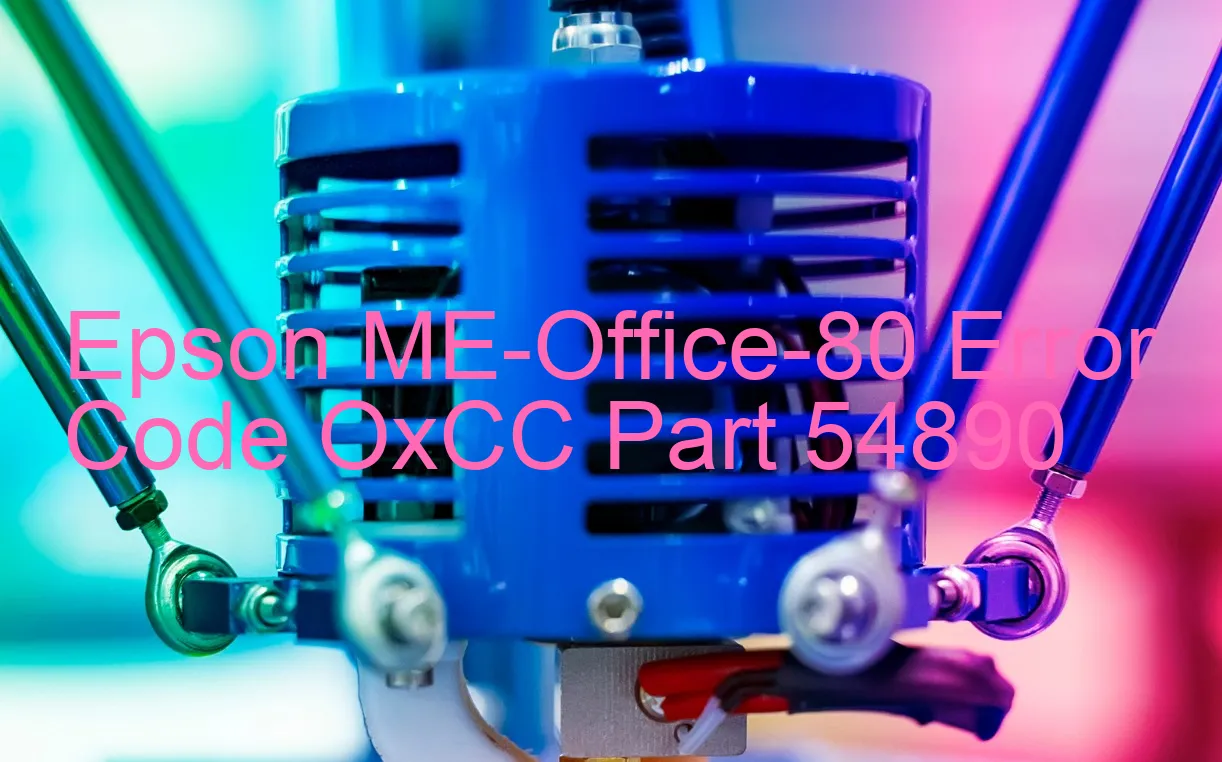 Epson ME-Office-80 Code d'erreur OxCC