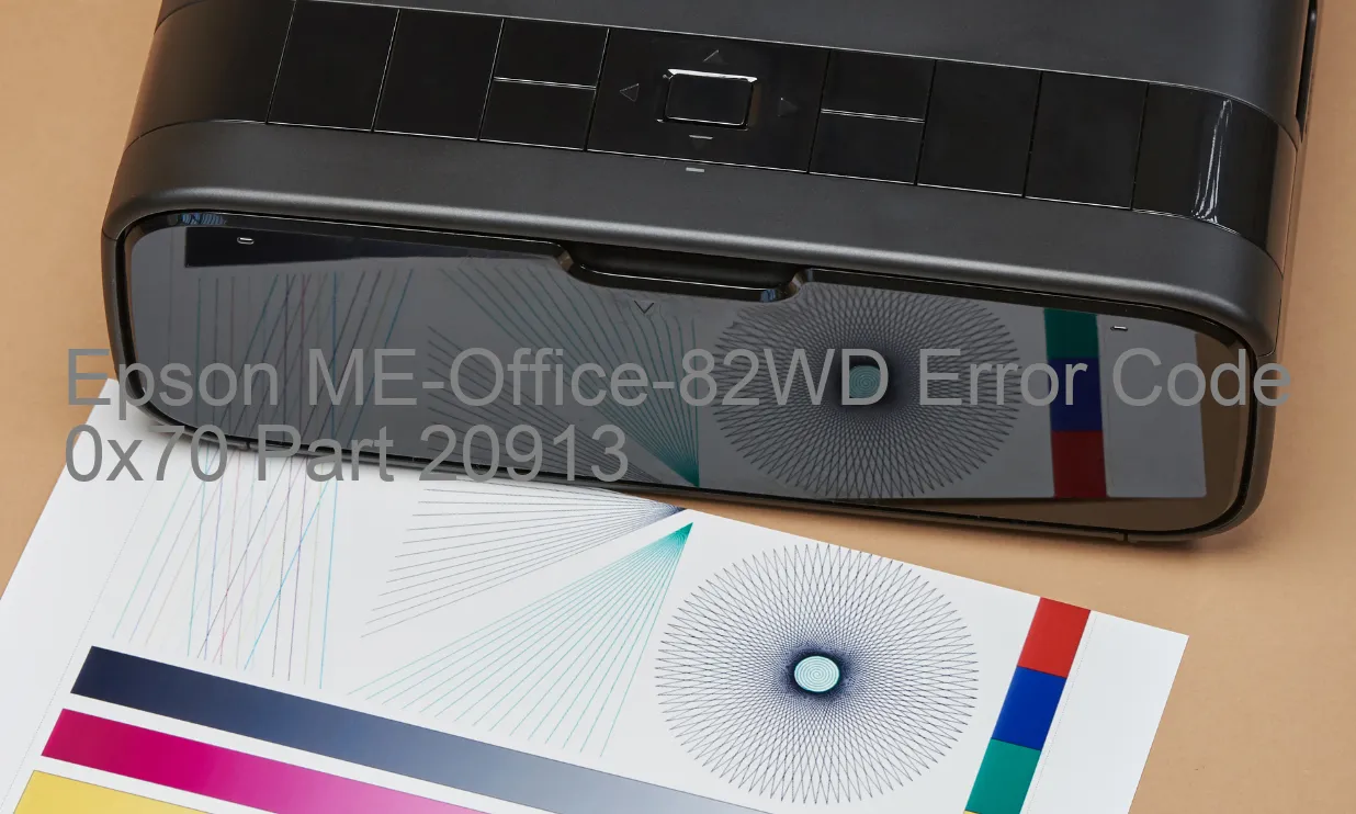 Epson ME-Office-82WD Code d'erreur 0x70