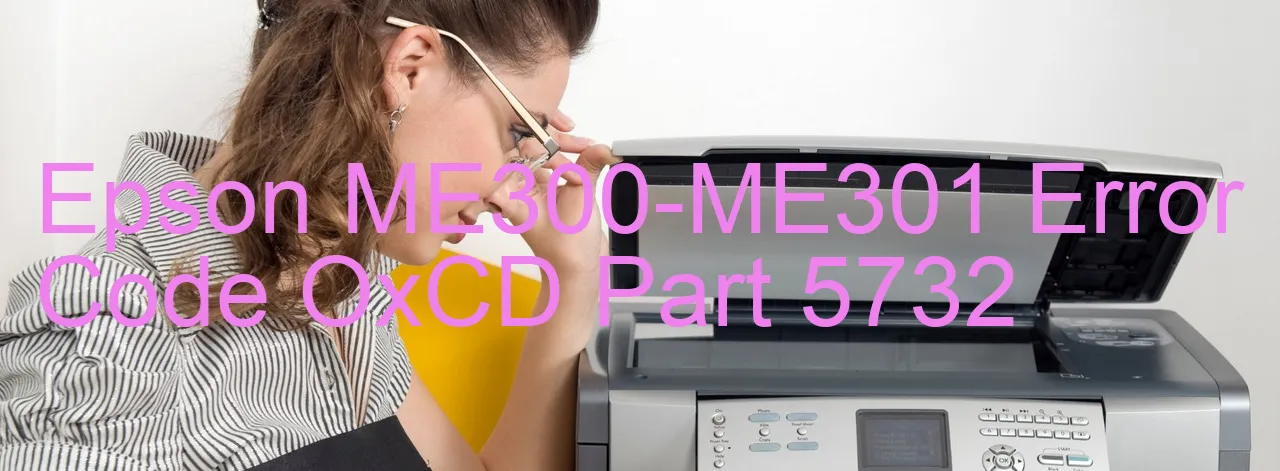 Epson ME300-ME301 Code d'erreur OxCD