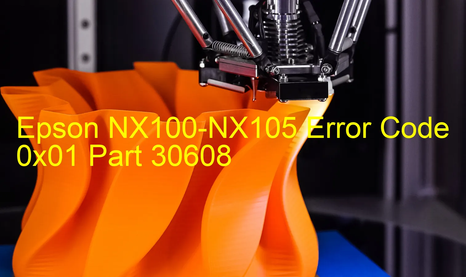 Epson NX100-NX105 Code d'erreur 0x01