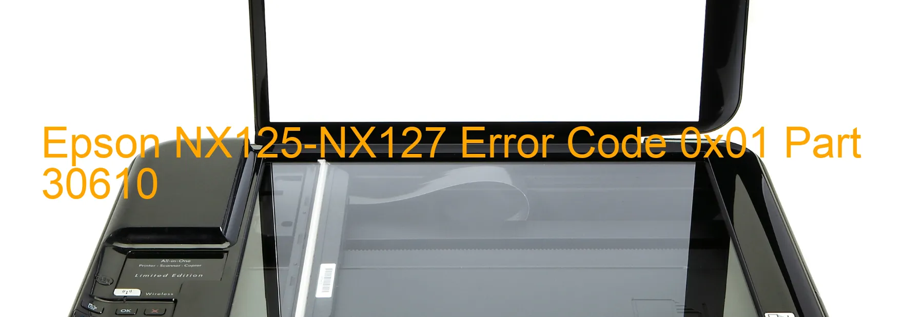 Epson NX125-NX127 Code d'erreur 0x01