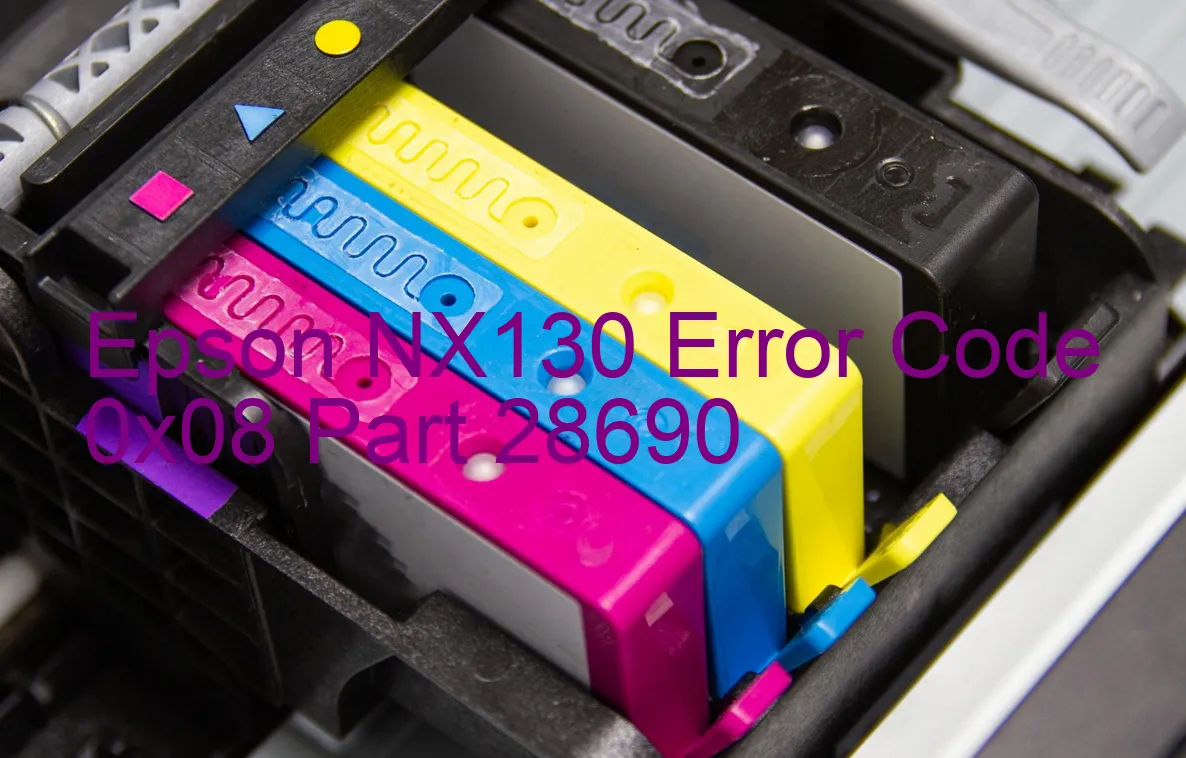 Epson NX130 Code d'erreur 0x08