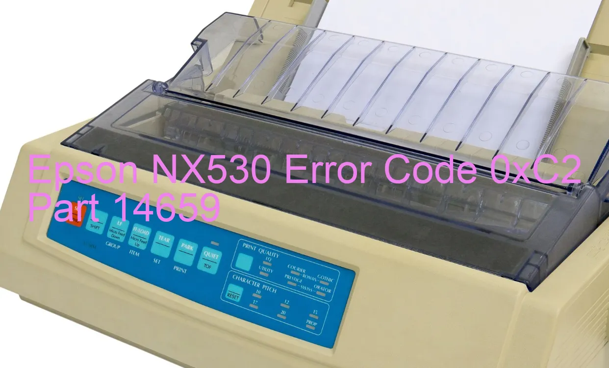 Epson NX530 Code d'erreur 0xC2