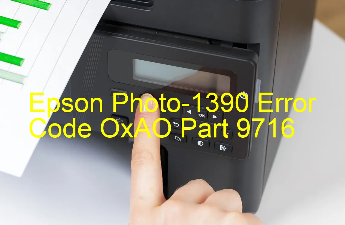 Epson Photo-1390 Code d'erreur OxAO