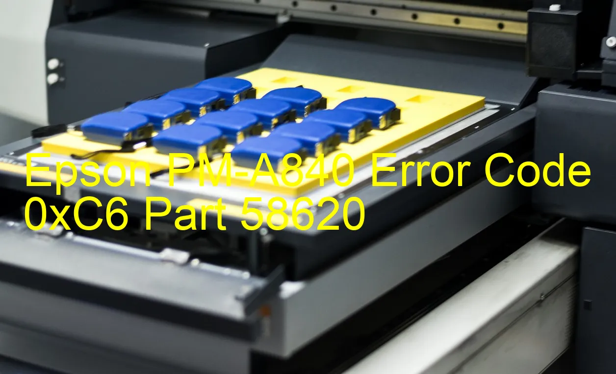 Epson PM-A840 Code d'erreur 0xC6