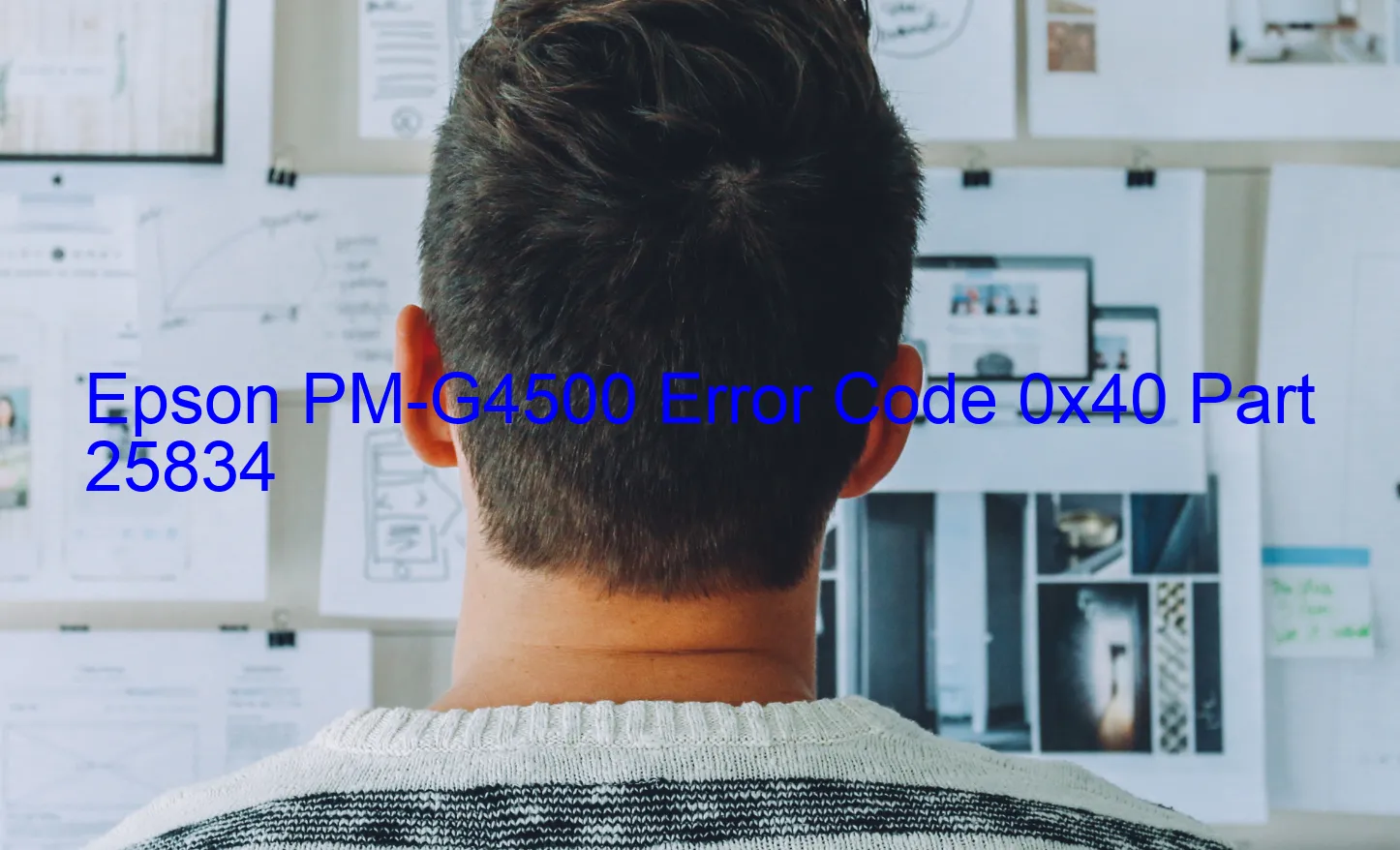 Epson PM-G4500 Code d'erreur 0x40